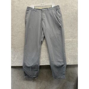 Rohan Chino Pants Mens 38 Gray High Rise Performance Walking Travel Straight Leg